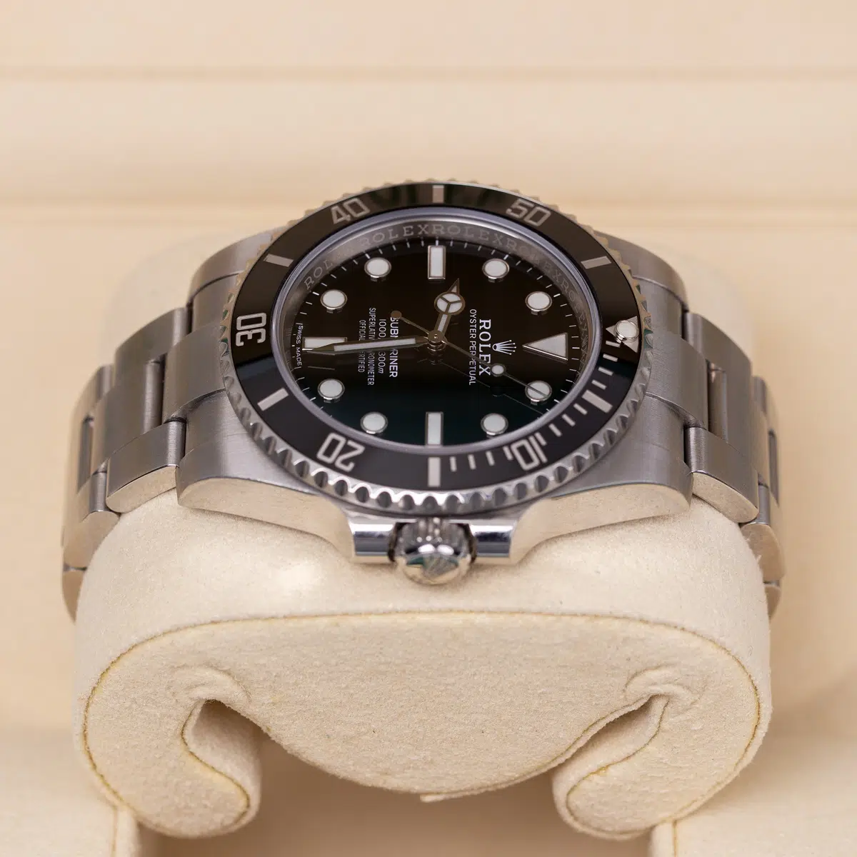 2554493B-90F5-4945-B173-B7FBD34F74E8 Rolex Submariner No Date 114060 Oyster Perpetual Mens Watch - Image 3