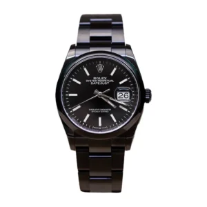Rolex Datejust 126200 36 mm Stainless Steel Black Dial Black PVD Oyster Watch