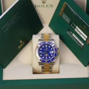 Rolex 116613LB Submariner Blue Dial Stainless Steel and 18K Yellow Gold Watch