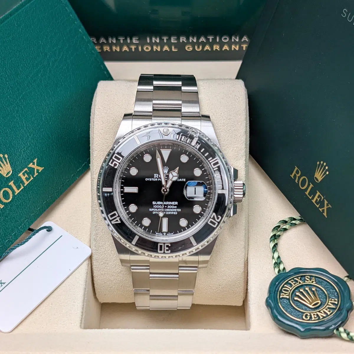 3F5B410E-D6D2-4230-B82B-77D7203E2110 Rolex Submariner Date 41mm 126610LN Black Bezel Black Dial Watch 2025