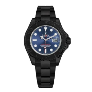 Rolex Yacht-Master 116622 Blue Dial Black PVD Oyster Bracelet Watch