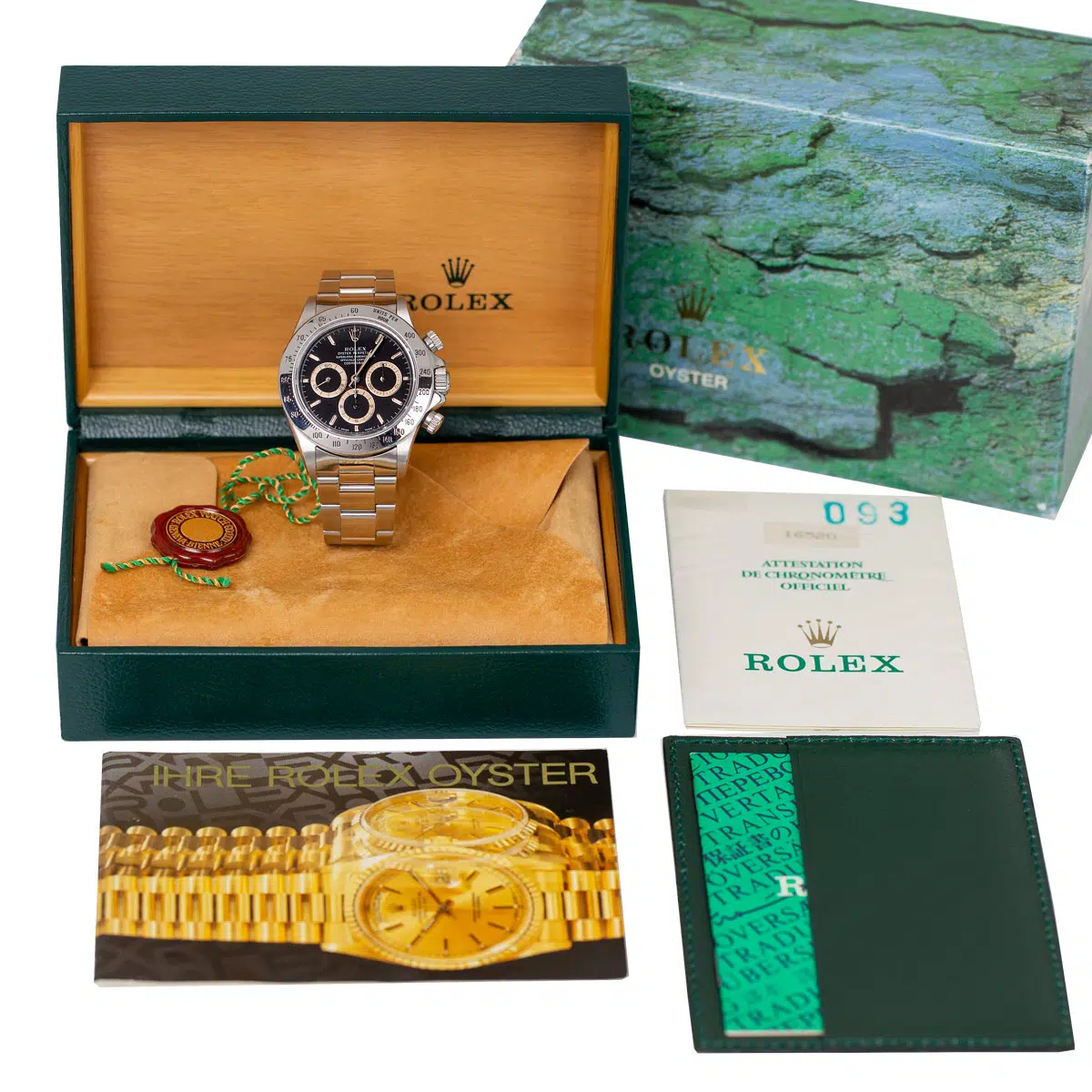 EF3F6A74-4CC3-4762-983C-181B0DF2F774 Rolex Daytona 16520 Patrizzi Dial 40mm Watch - Image 2